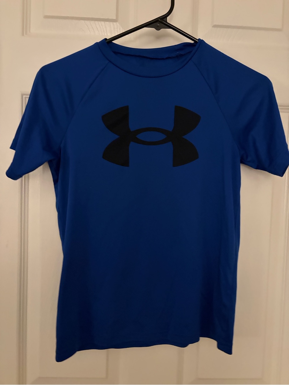 Under Armour Blue Short Sleeve Tee with Black Logo